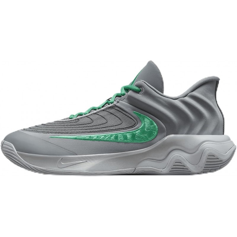 Nike Giannis Immortality 4 (FQ3680-002, Gris fumé/Vert stade-Loup)