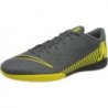 Chaussures de football NIKE pour homme, gris foncé/jaune vif/noir