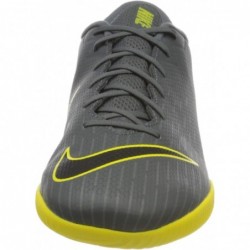 Chaussures de football NIKE pour homme, gris foncé/jaune vif/noir