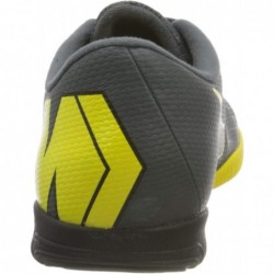 Chaussures de football NIKE pour homme, gris foncé/jaune vif/noir