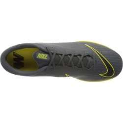 Chaussures de football NIKE pour homme, gris foncé/jaune vif/noir