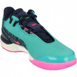 Chaussures de basket-ball LeBron NXXT Gen AMPD (FJ1566-300, Dusty Cactus/Midnight Navy/Fierce Pink/Green Strike)