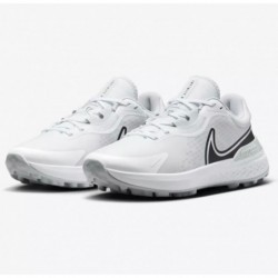 Chaussures de golf Nike Infinity Pro 2 Spikeless White Platinum DM8449-101 pour homme (DM8449-101, US)