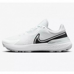 Chaussures de golf Nike Infinity Pro 2 Spikeless White Platinum DM8449-101 pour homme (DM8449-101, US)