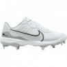 Chaussures de baseball Nike Alpha Huarache Varsity 4 Low DJ6516-100 pour homme, blanc, gris loup, noir