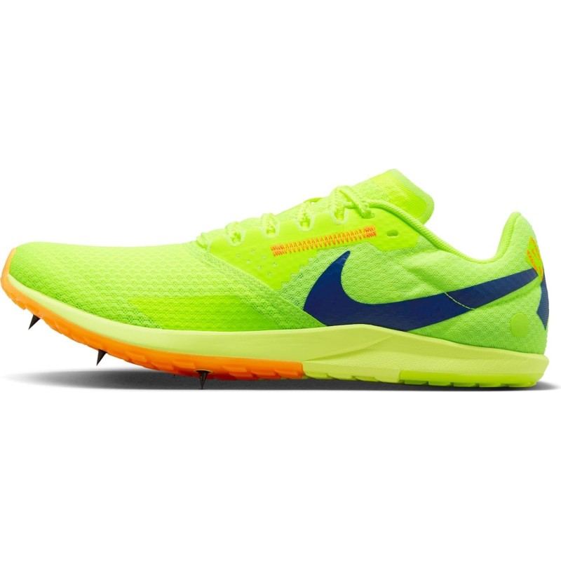 Chaussures de cross-country à pointes Nike Rival XC 6 (DX7999-701, Volt/Orange total/Orange total/Concord)