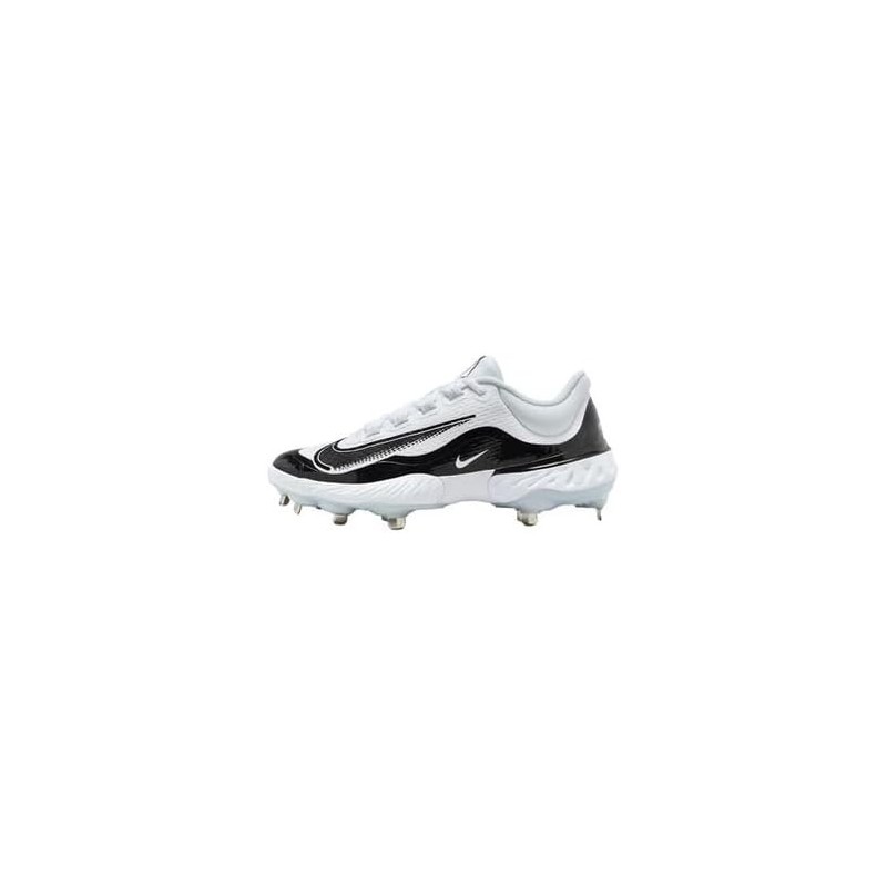 Chaussures de baseball Nike Alpha Team Huarache Elite 4 Low en métal, FD2745-101