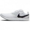 Chaussures de course sur route et cross-country Nike Rival Waffle 6 (DX7998-100, blanc/noir-platine pur)