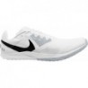 Chaussures de course sur route et cross-country Nike Rival Waffle 6 (DX7998-100, blanc/noir-platine pur)