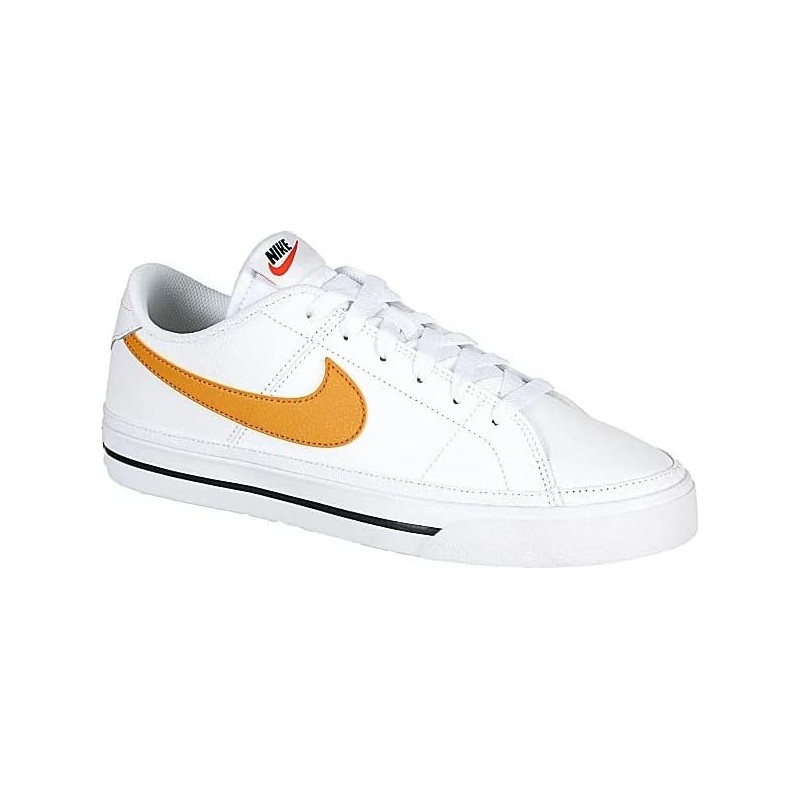 Nike Court Legacy Homme Blanc Curry Clair Noir