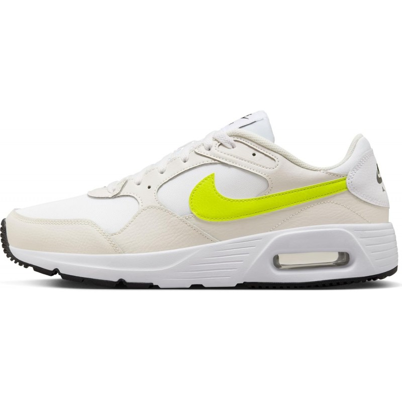 Chaussures Nike Air Max SC pour homme (CW4555-114, Blanc/Phantom/Noir/Cyber)