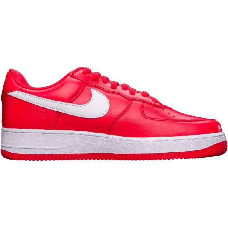 Nike Air Force 1 Low Retro Qs Homme Rouge université/Blanc