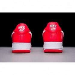 Nike Air Force 1 Low Retro Qs Homme Rouge université/Blanc