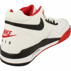 Nike BQ4212-100 : Baskets Flight Legacy pour homme, blanc/noir/rouge université