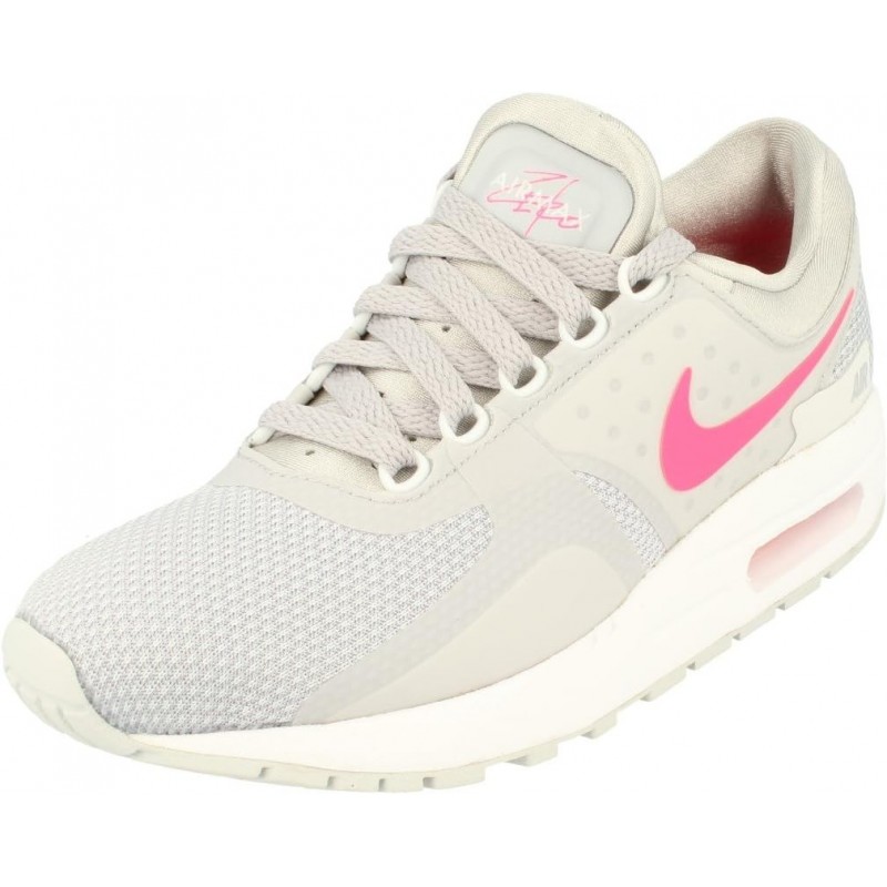 Nike Air Max Zero Essential GS Running Trainers 881229 Baskets Chaussures (Wolf Grey Racer Pink 003)