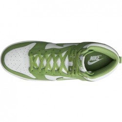 Chaussures Nike Dunk High Retro pour homme (DV0829-101, Blanc/Blanc/Chlorophylle)