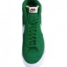 Chaussures de basket-ball Nike Blazer Mid 77 en daim vert blanc CI1172 301