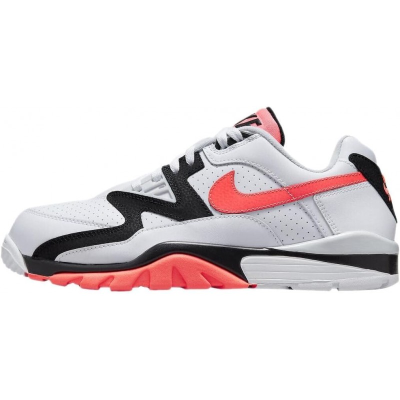 Air Cross Trainer 3 Low Retro 90s Design Homme Couleur Blanc, Noir, Platine Pure et Lave Chaude