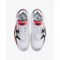 Air Cross Trainer 3 Low Retro 90s Design Homme Couleur Blanc, Noir, Platine Pure et Lave Chaude