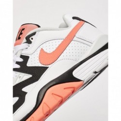 Air Cross Trainer 3 Low Retro 90s Design Homme Couleur Blanc, Noir, Platine Pure et Lave Chaude