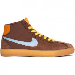 Nike SB Bruin High Top x Why So Sad? Baskets de skateboard pour homme Chaussures de basket-ball Chocolat clair