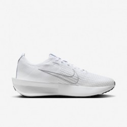 Chaussures de course sur route Nike Interact Run SE pour homme (HJ4294-100, blanc/poussière de photons/noir/métallique)