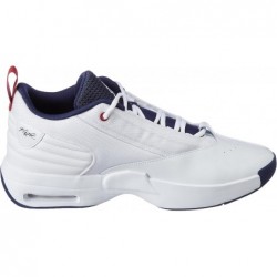 Chaussures Jordan Max Aura 6 pour homme (FQ8298-100, blanc/rouge varsity/bleu marine minuit)