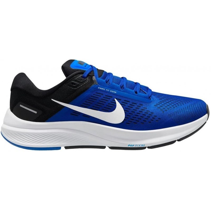 Nike Air Zoom Structure 24 Baskets de course pour hommes DA8535 Chaussures de sport (Royal White Black 401)