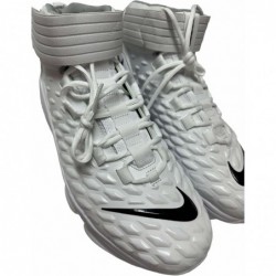 Chaussures de football à crampons Nike Force Savage Pro-2 Shark pour homme Blanc/noir BV5448-101