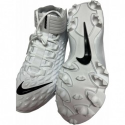 Chaussures de football à crampons Nike Force Savage Pro-2 Shark pour homme Blanc/noir BV5448-101