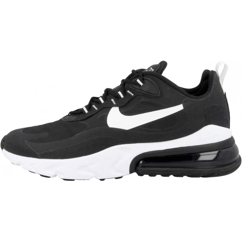 Chaussures décontractées Nike Air Max 270 React pour femme (noir/blanc/noir)