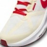 Chaussures de course sur route Nike Structure 25 pour homme (FJ0332-100, blanc/lait de coco/rouge sirène/)