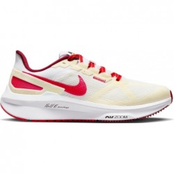 Chaussures de course sur route Nike Structure 25 pour homme (FJ0332-100, blanc/lait de coco/rouge sirène/)