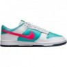 Chaussures Nike Dunk Low Retro pour homme (HF4850-345, Dusty Cactus/Blanc/Rose coureur/Bleu tonnerre)