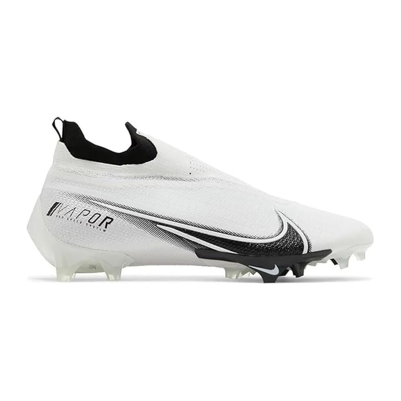 Chaussures de football Nike Vapor Edge Elite 360 Flyknit CV6282-108 pour homme Blanc-Noir