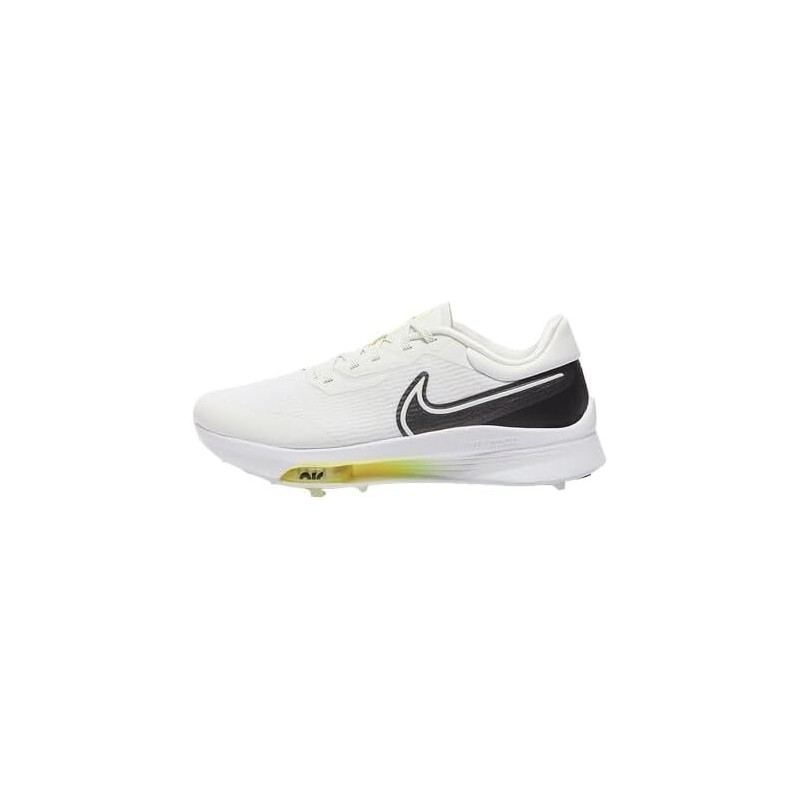 Chaussures de golf Nike Air Zoom Infinity Tour Next pour hommes 9 Blanc-Noir-Jaune