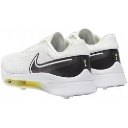 Chaussures de golf Nike Air Zoom Infinity Tour Next pour hommes 9 Blanc-Noir-Jaune