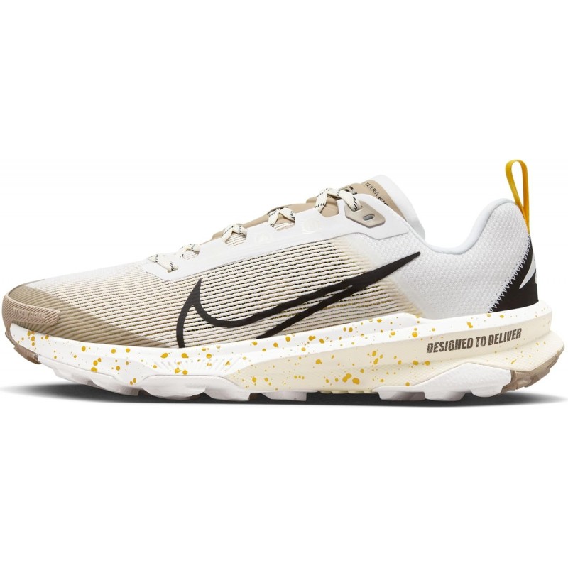 Chaussures de course sur sentier Nike Kiger 9 pour homme (DR2693-100, blanc/kaki/soufre vif/noir)