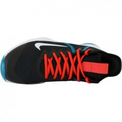 Chaussure de basket-ball Nike pour homme, noir, blanc, rouge chili, bleu verre, DK, gris fumé, rouge univ