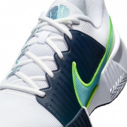 Chaussures de tennis pour terrain dur Nike GP Challenge Pro pour homme (FB3145-103, blanc/bleu marine/volt/turquoise denim)