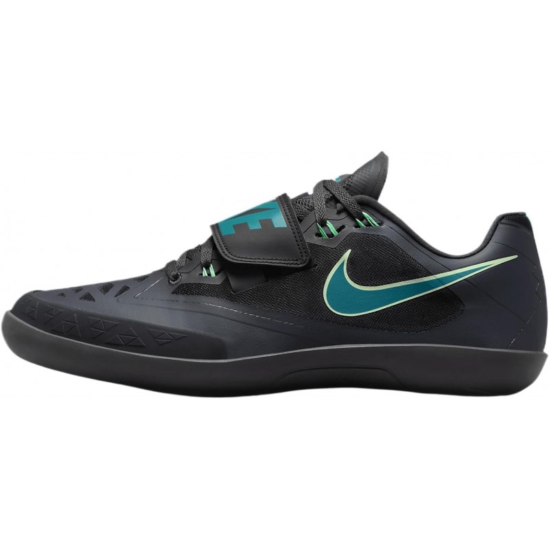 Chaussures d'athlétisme Nike Zoom SD 4 (HQ3487-001, noir/vert vapeur/algues électriques/épinette brillante)