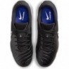 Chaussures de football Nike Tiempo Legend 10 Academy Indoor/Court basses (DV4341-040, Noir/Hyper Royal/Chrome)