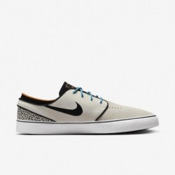 Chaussures de skate Nike SB Zoom Janoski OG+ Electric (FZ1234-001, Phantom/Noir/Céramique brillante/Bleu chlore)