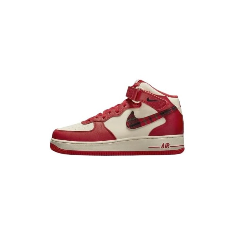 Baskets unisexes Nike Air Force 1 Mid '07 LX Ivoire pâle/Blanc/Université