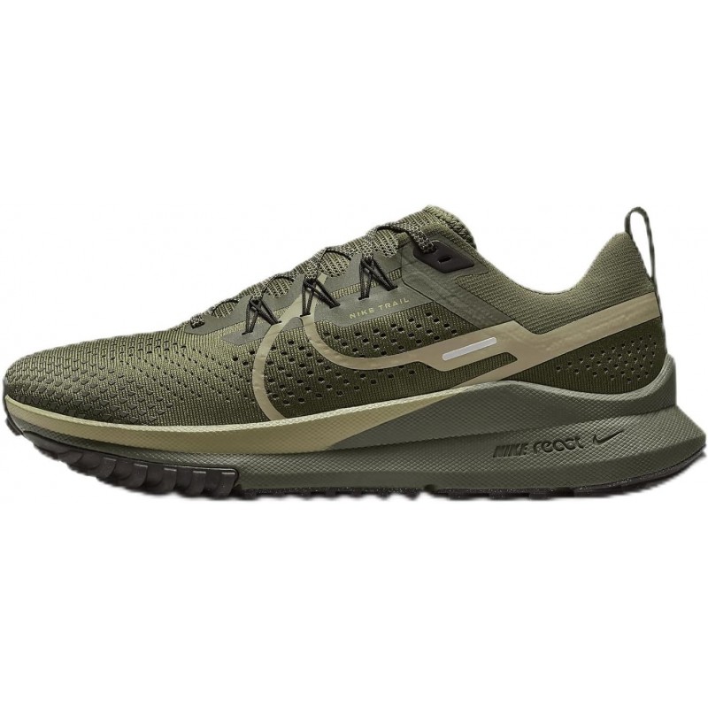 Chaussures de course sur sentier Nike Pegasus Trail 4 pour homme (DJ6158-202, olive moyen/marron velours/or infini/olive neutre)