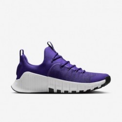 Chaussures d'entraînement Nike Free Metcon 6 (Team Bank) pour homme (HM3754-500, violet court/noir/blanc)