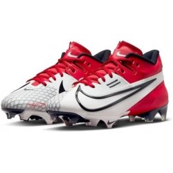 Chaussures de football Nike Vapor Edge Elite 360 2 pour homme Argent/Blanc/Rouge université (DA5457-616)