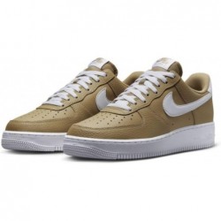 Chaussure de basket-ball Nike Air Force 1 '07 Lv8 pour homme (13) Kaki/Blanc-blanc