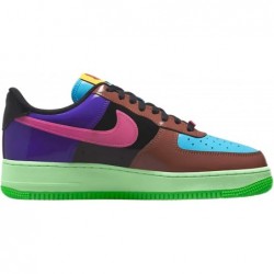 Chaussures Nike Air Force 1 Low x Undefeated pour homme (DV5255-200, marron faune/multicolore/rose prime)