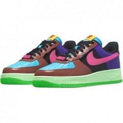 Chaussures Nike Air Force 1 Low x Undefeated pour homme (DV5255-200, marron faune/multicolore/rose prime)